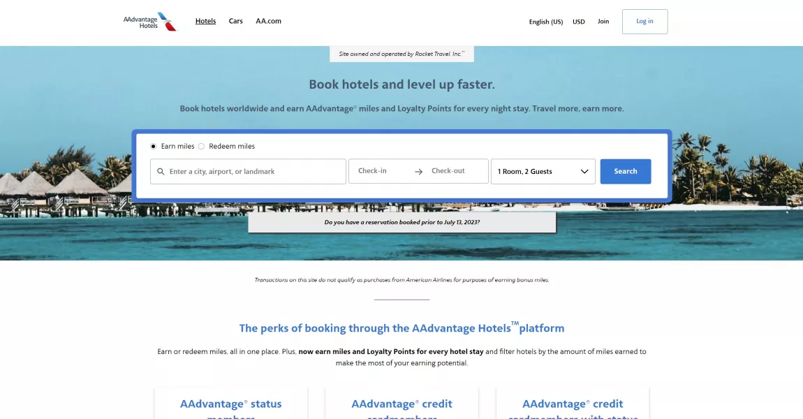 Aadvantage hotels